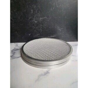 12" Aluminum Pizza Screen, LOT OF 10